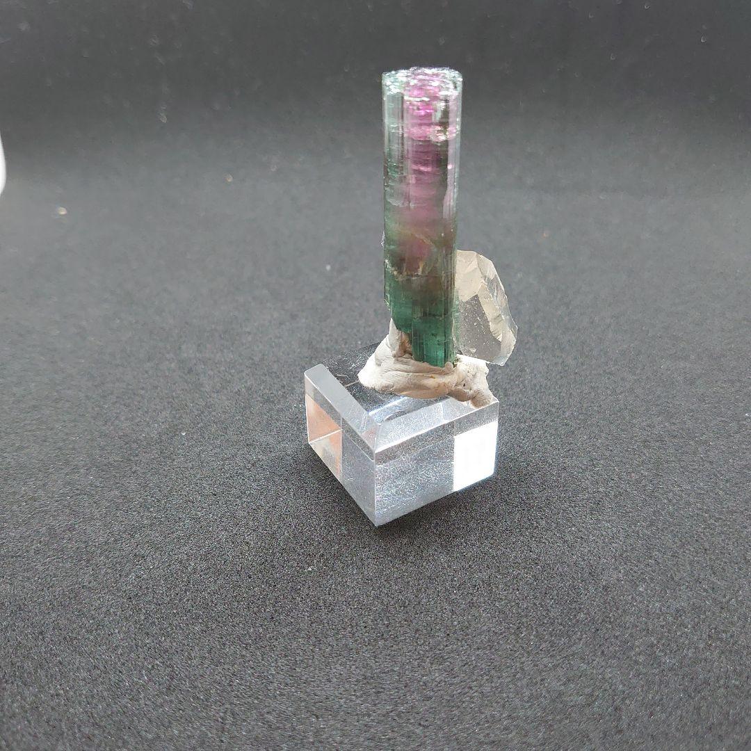 トルマリンと水晶の共生標本