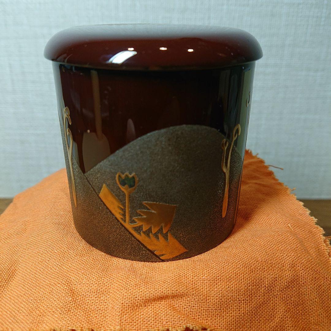 茶道具 棗 寸切 蕨山