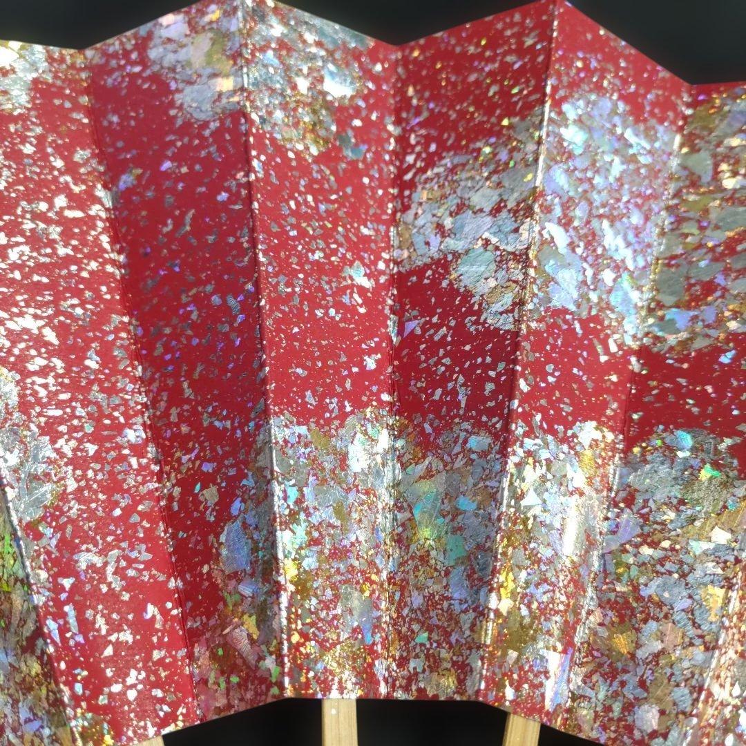 舞扇 (78) 新品未使用 美品 飾り扇子 高級箔入 約27cm プレゼント