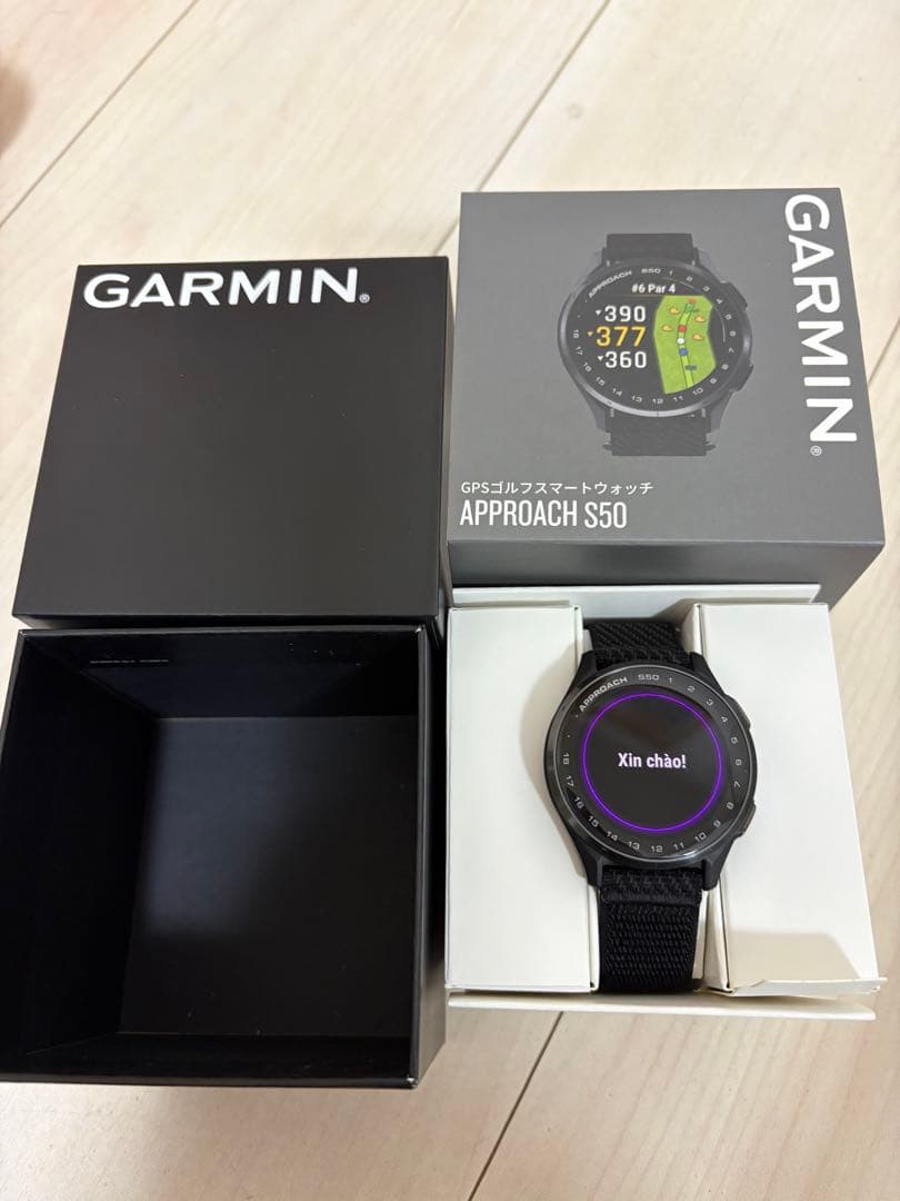（超美品）GARMIN GPSゴルフスマートウォッチ APPROACH S50