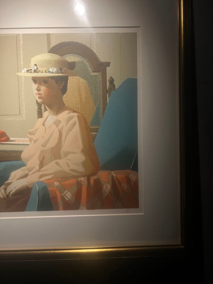 中村清治【婦人像】lithograph限定150