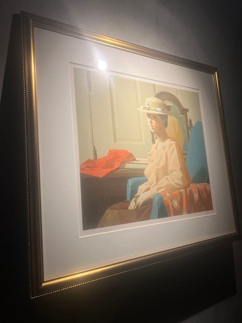 中村清治【婦人像】lithograph限定150