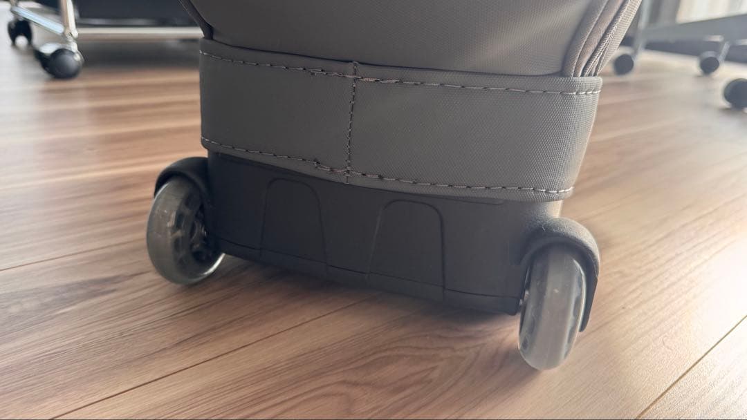 PRGR キャディバッグ グレー/ピンク 9inch 2輪タイプ