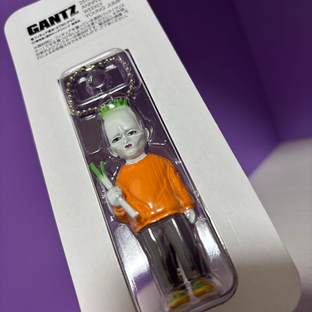 GANTZ ネギ星人 25周年記念スペシャルグッズ　フィギュア　キーホルダー