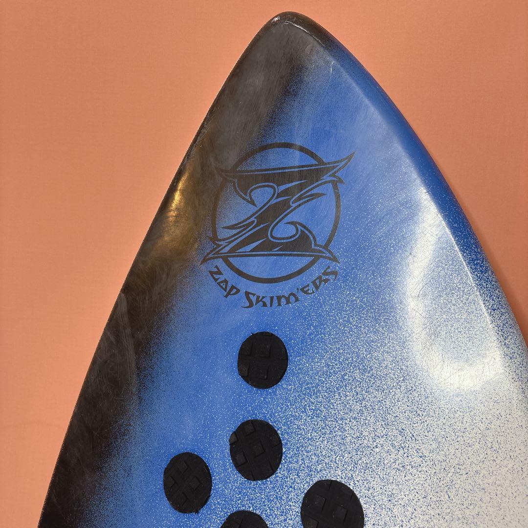 【大人気】ZAP ザップ スキムボード サーフボード　ブルー　ホワイト　配送無料