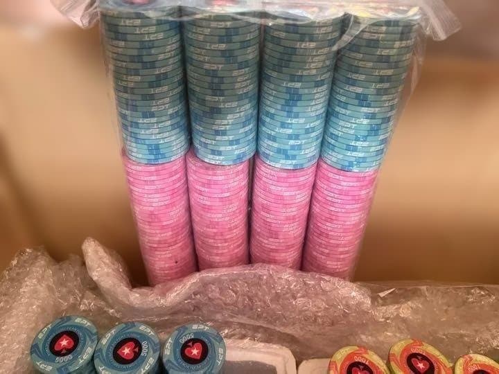 1 / 5 EPT セラミックポーカーチップ カジノチップ すぐ始めれるセット