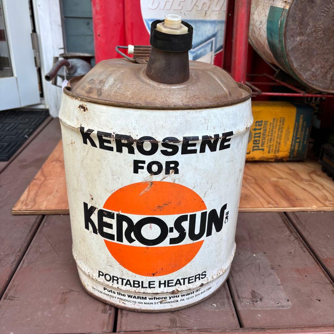USA VINTAGE KERO-SUN Kerosene 5ガロン缶