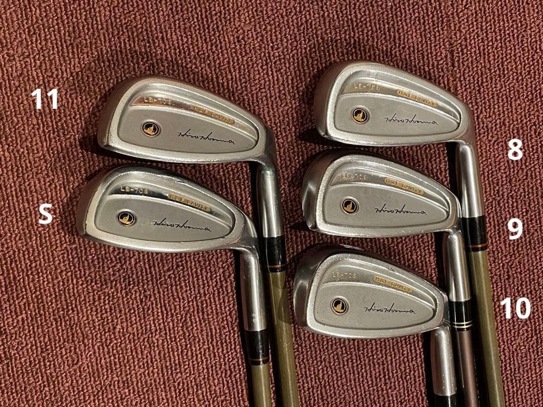 HONMA LB-708 10本セット アイアン 3〜11、S 星4 R-1
