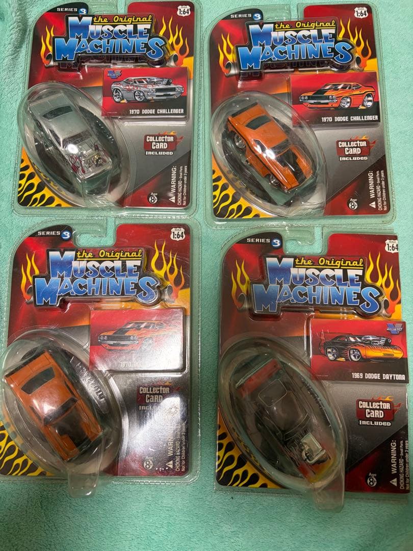 1970 Dodge Challenger ミニカー4台セット