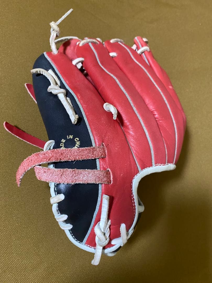 Nike READY SLASHER PLUS 軟式グローブ レッド/ブラック