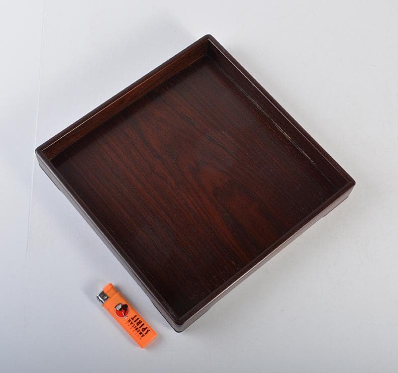 中国　唐木紫檀製　煎茶盆　香盆　V R4394