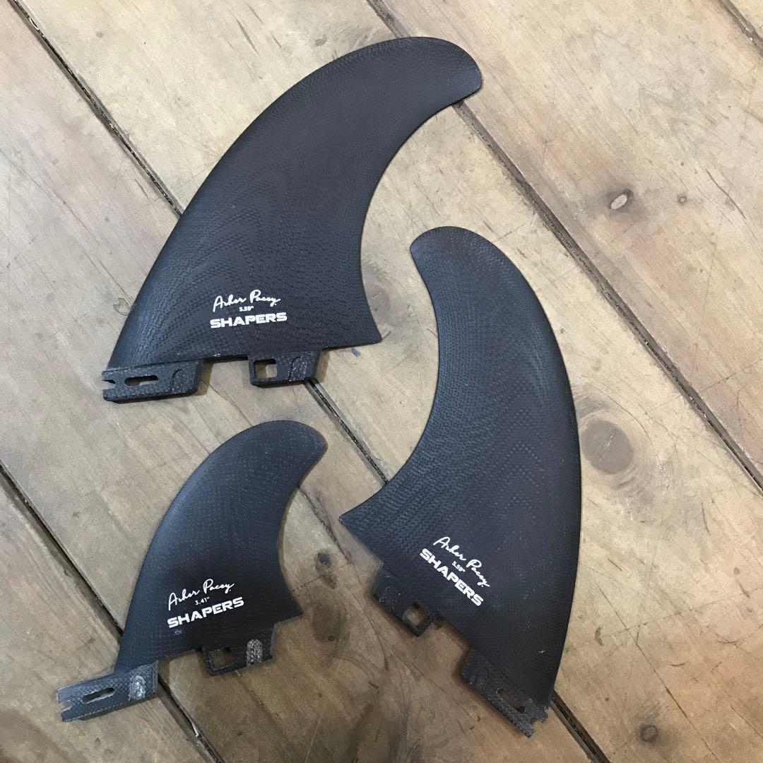 Shapers フィンセット 3ピース ブラック