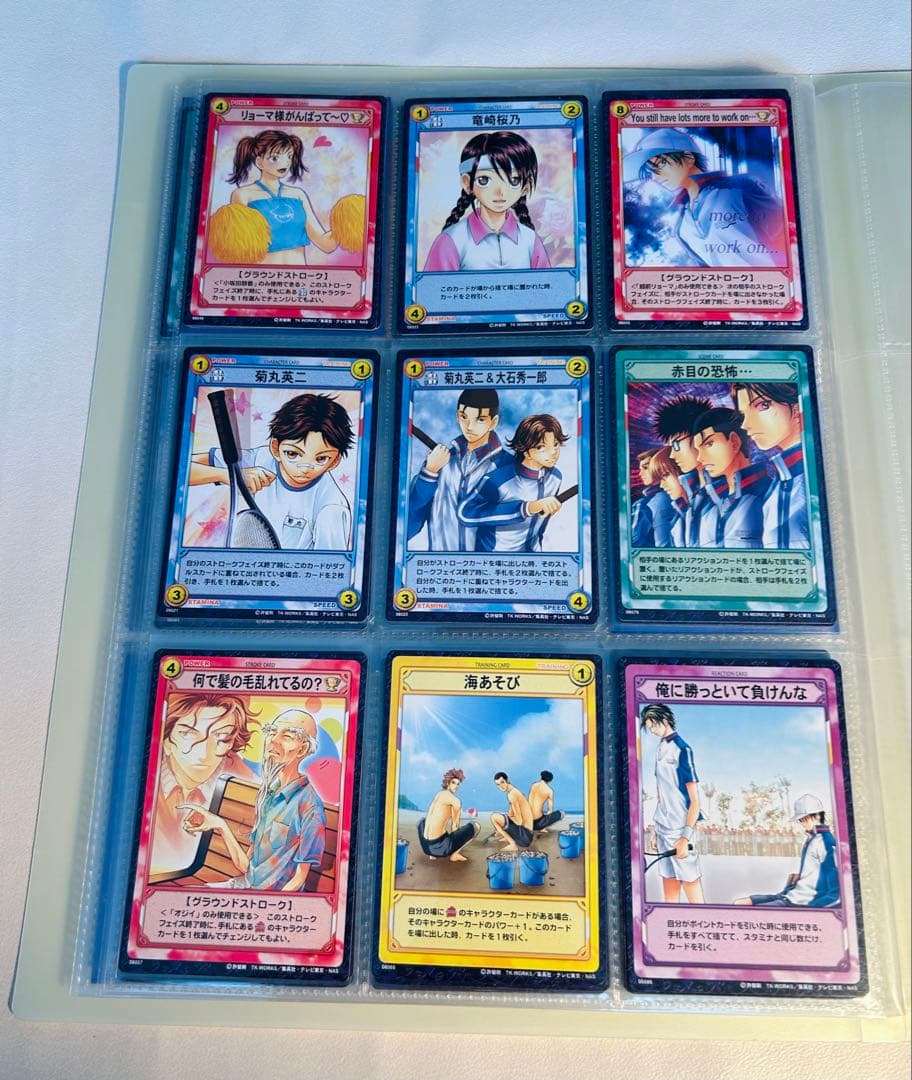【91枚】テニスの王子様 TCGトレーディングカードCHARACTERカード