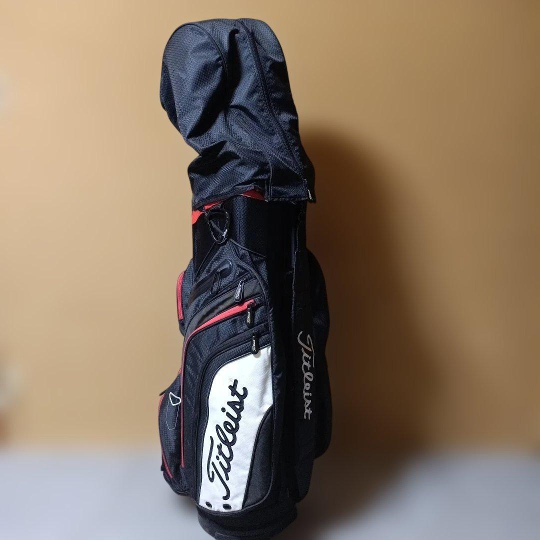 Titleist キャディバッグ 黒/赤 ※状態 考慮