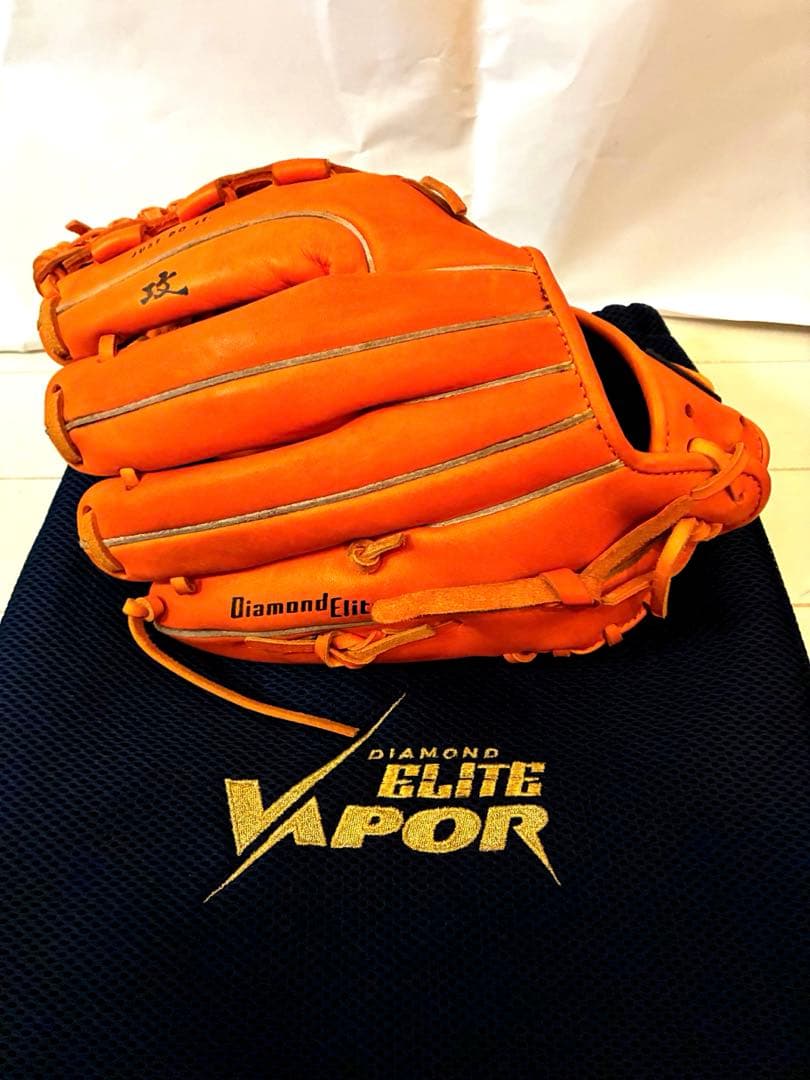 Nike Diamond Elite Vapor グローブ オレンジ