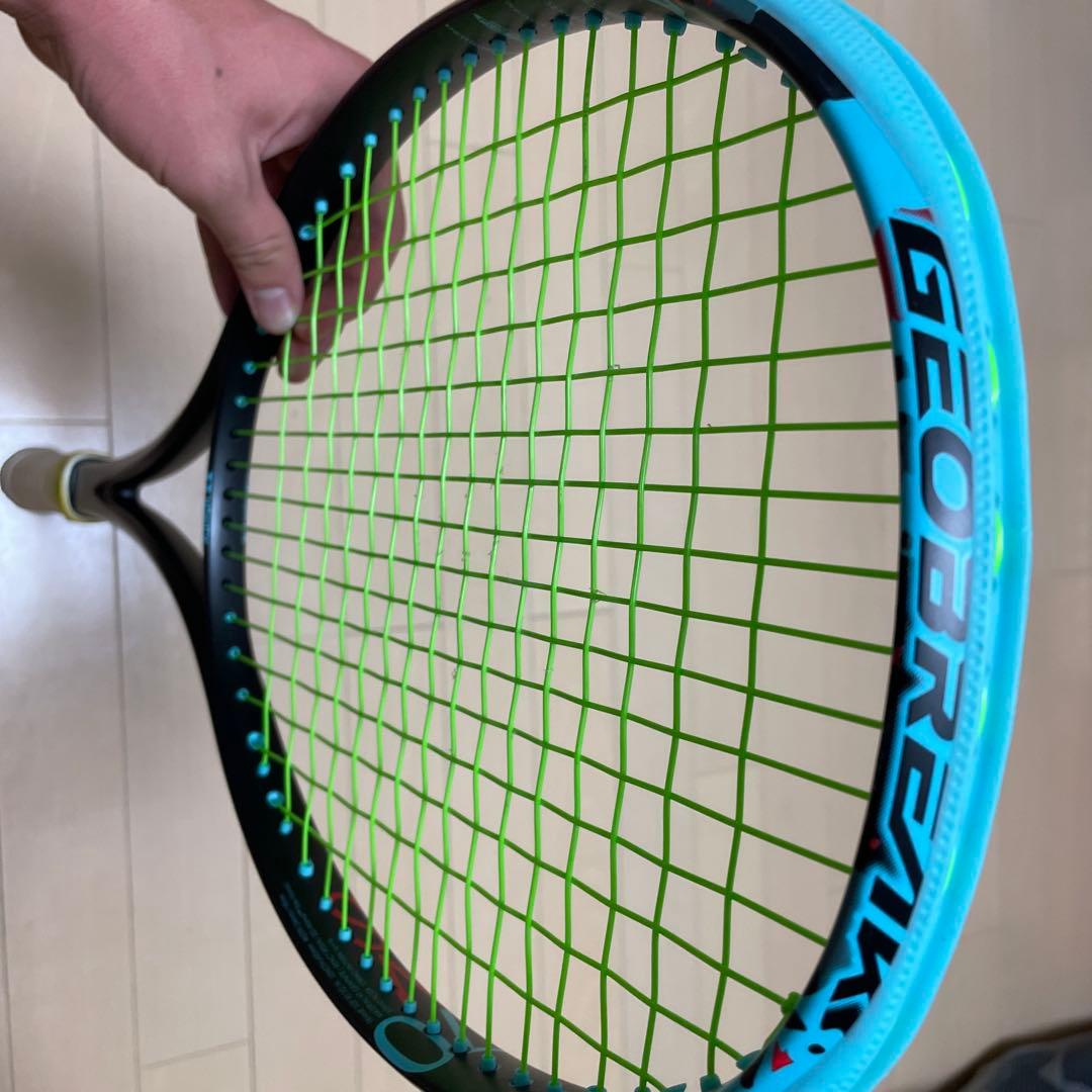 ブラック/イエロー 軟式テニスラケット