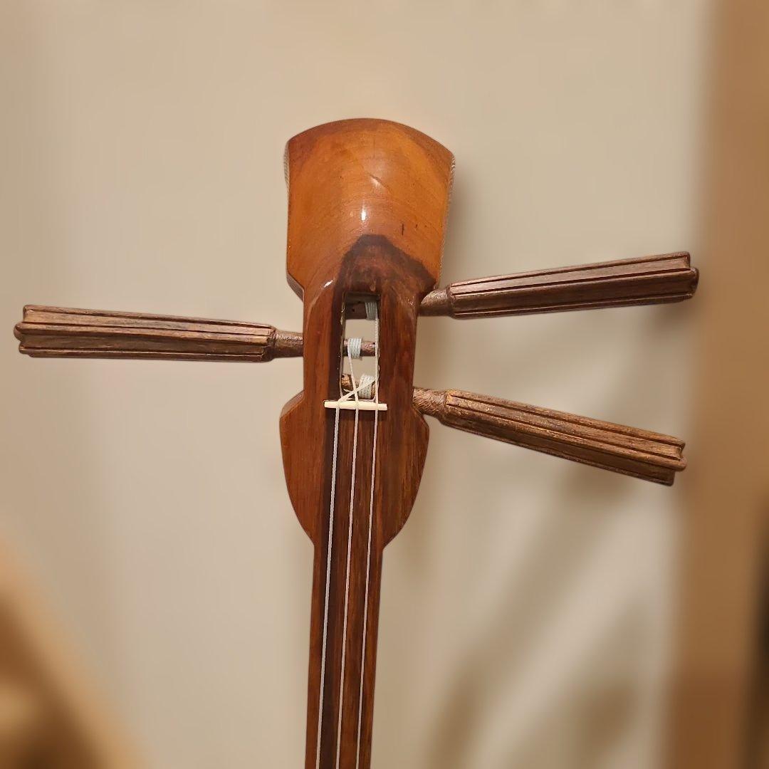 ✨希少✨沖縄三線 蛇柄 ヘビ柄 人工皮 工工四シール 頭カバー 爪付き 三味線