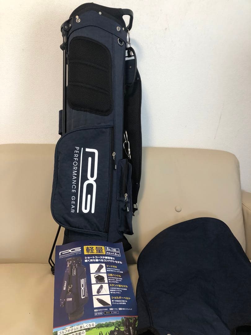 【送料込み】廃盤希少品　パフォーマンスギア　スタンド式キャディバッグ　超軽量