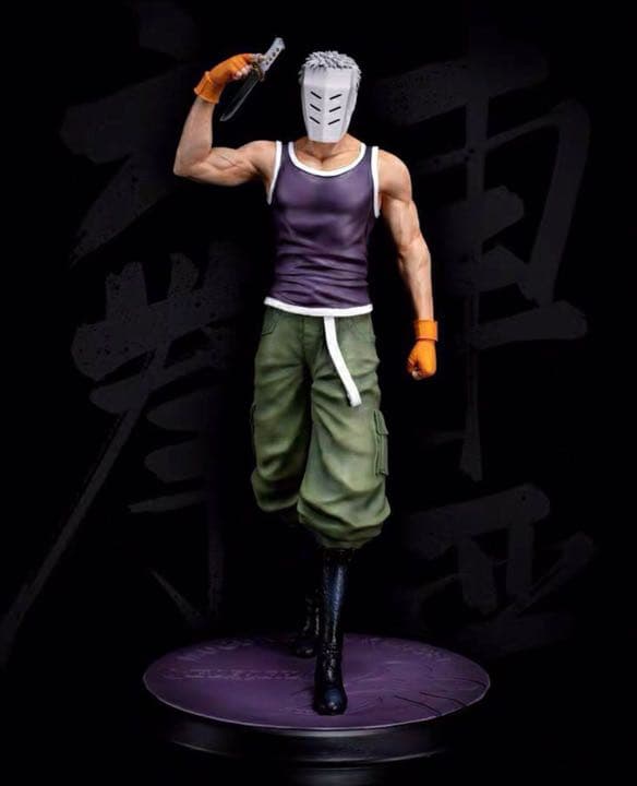 BLEACH 黒衣少年図 六車拳西 ガレージキット ガレキ スタチュー①