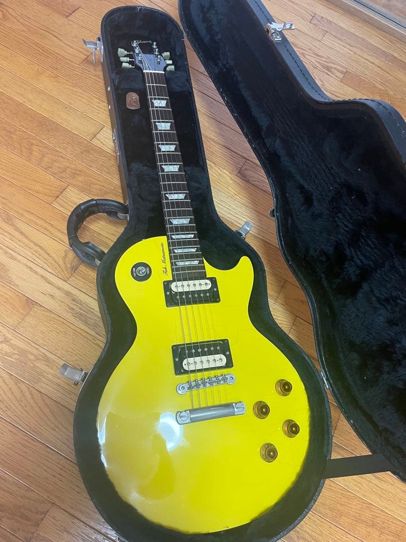 TAK Matsumoto キャナリーイエロー　Gibson