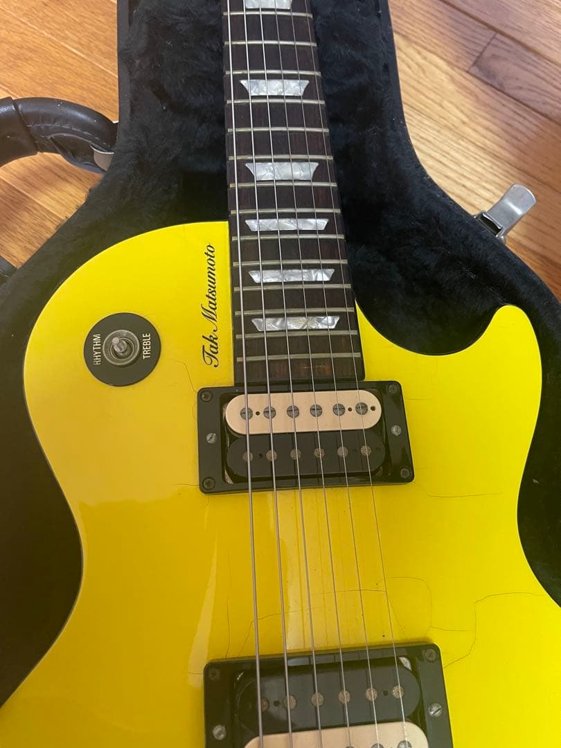 TAK Matsumoto キャナリーイエロー　Gibson