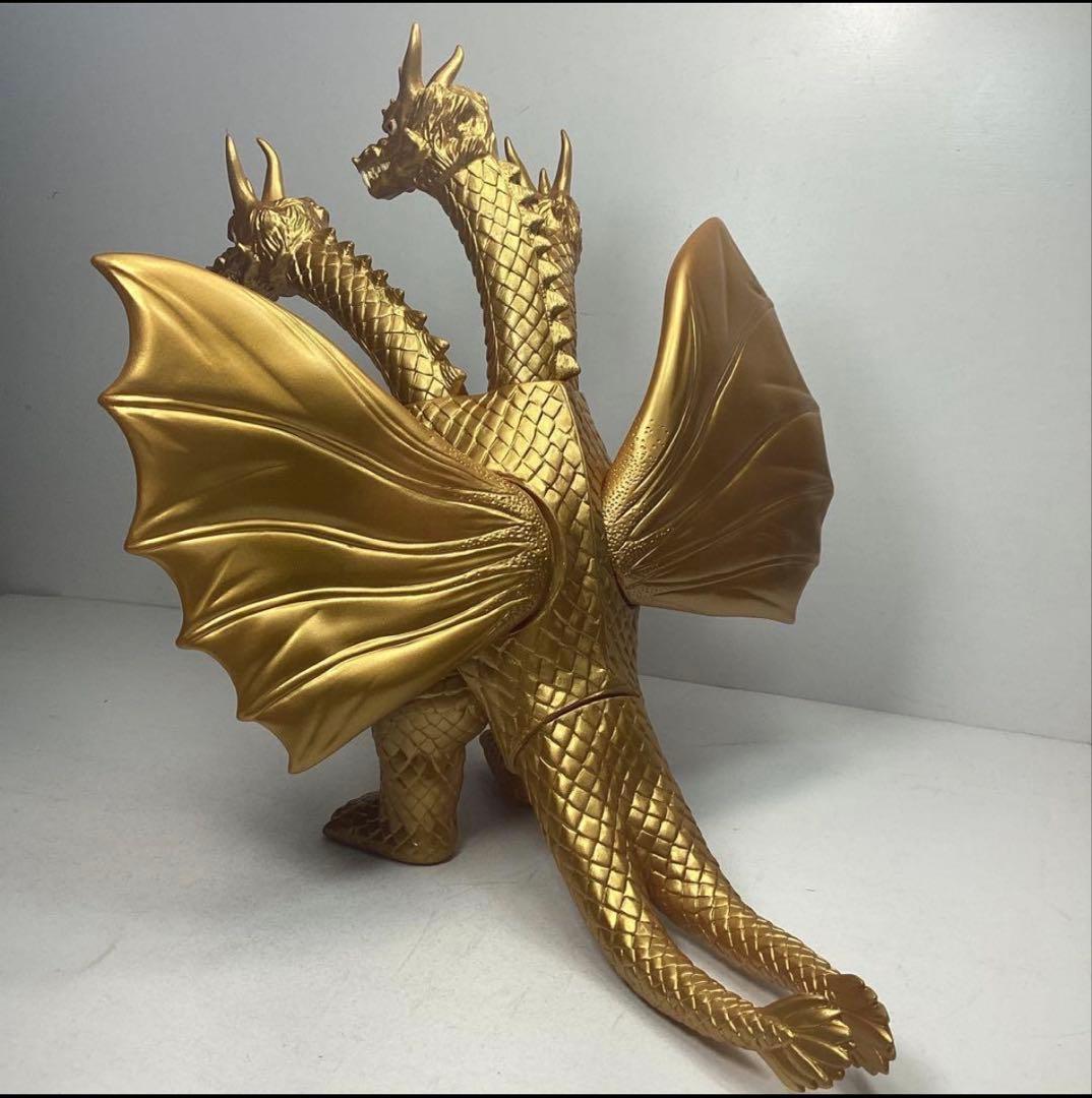 キングギドラ　怪獣郷　ソフビ　1964 2002製　ゴジラ　ムービーモンスター