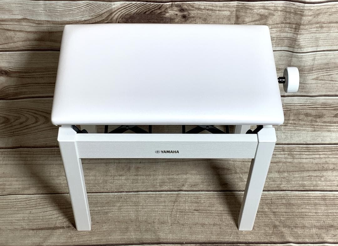 ヤマハ 2025年製♪ピアノ椅子 高低自在 BC-205WH ホワイト