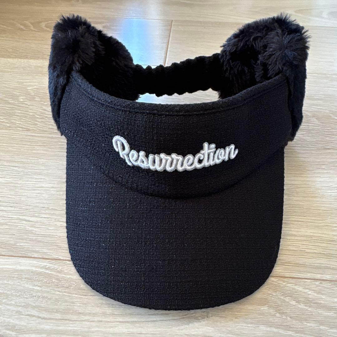 新品 レザレクションゴルフ サンバイザー イヤーマフ