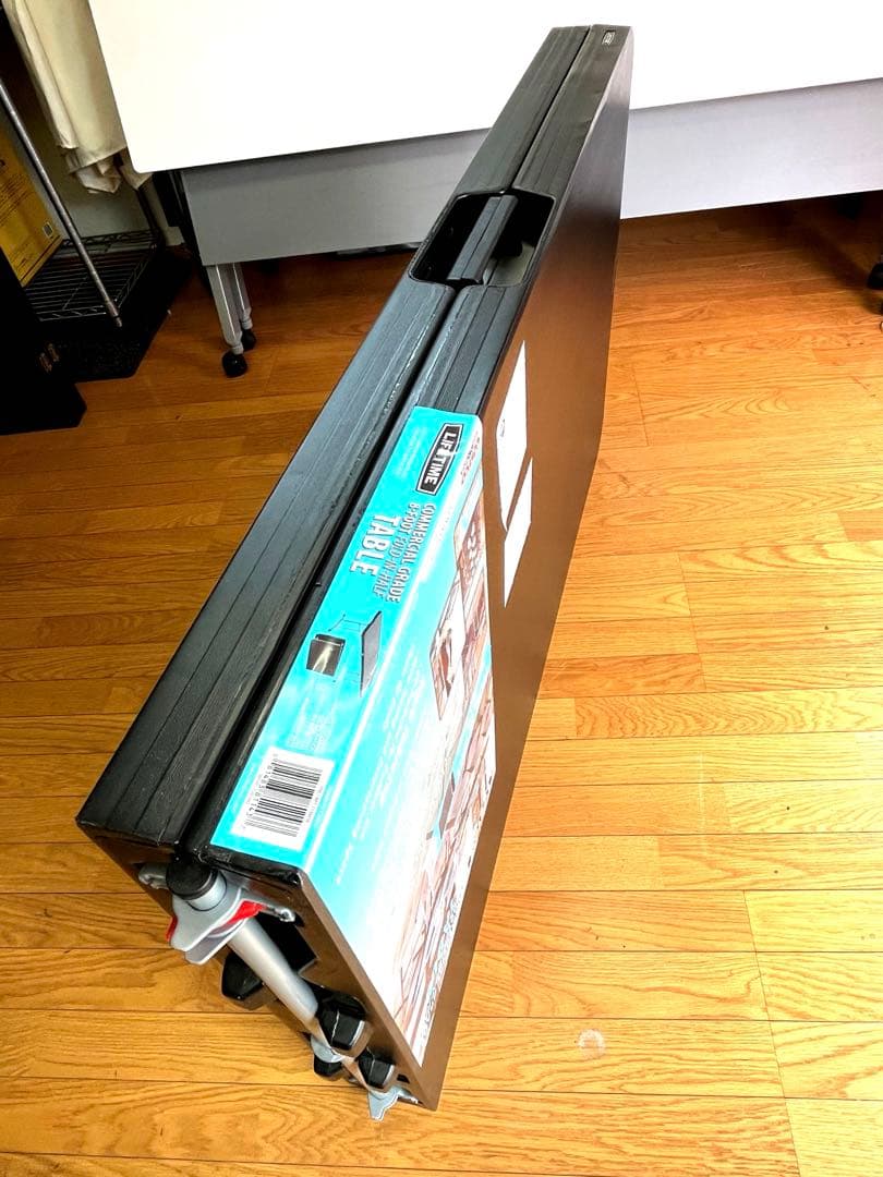 LIFETIMEライフタイム　折りたたみテーブル 8フィート約244cmブラック