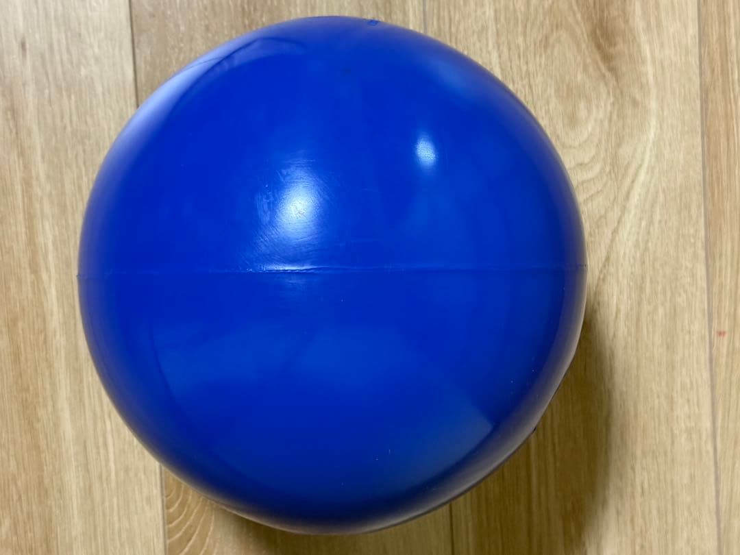 ボウリング　練習用ボール　ゴムボール　4ポンド　青　トレーニング用