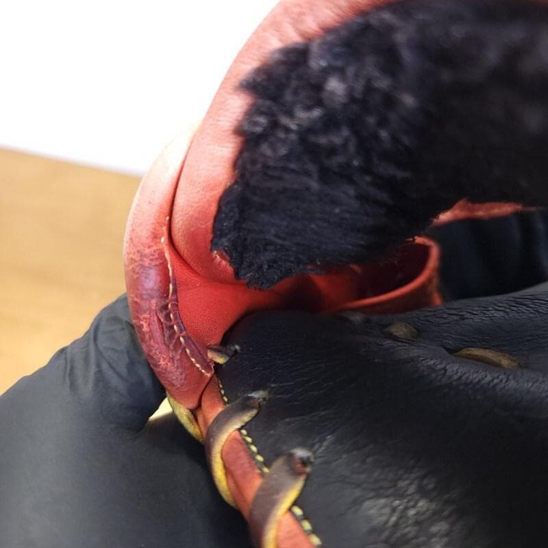 ミズノ サンドメイト 限定モデル 人気レッドラベル 内野用 軟式グローブ