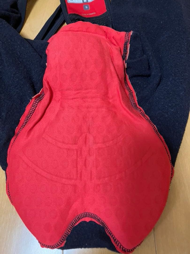 Castelli TUTTO NANOビブタイツ S ブラック（裏起毛、撥水）