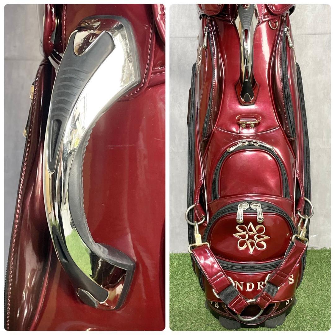 セントアンドリュース St ANDREWS キャディバッグ ゴルフバッグ レッド