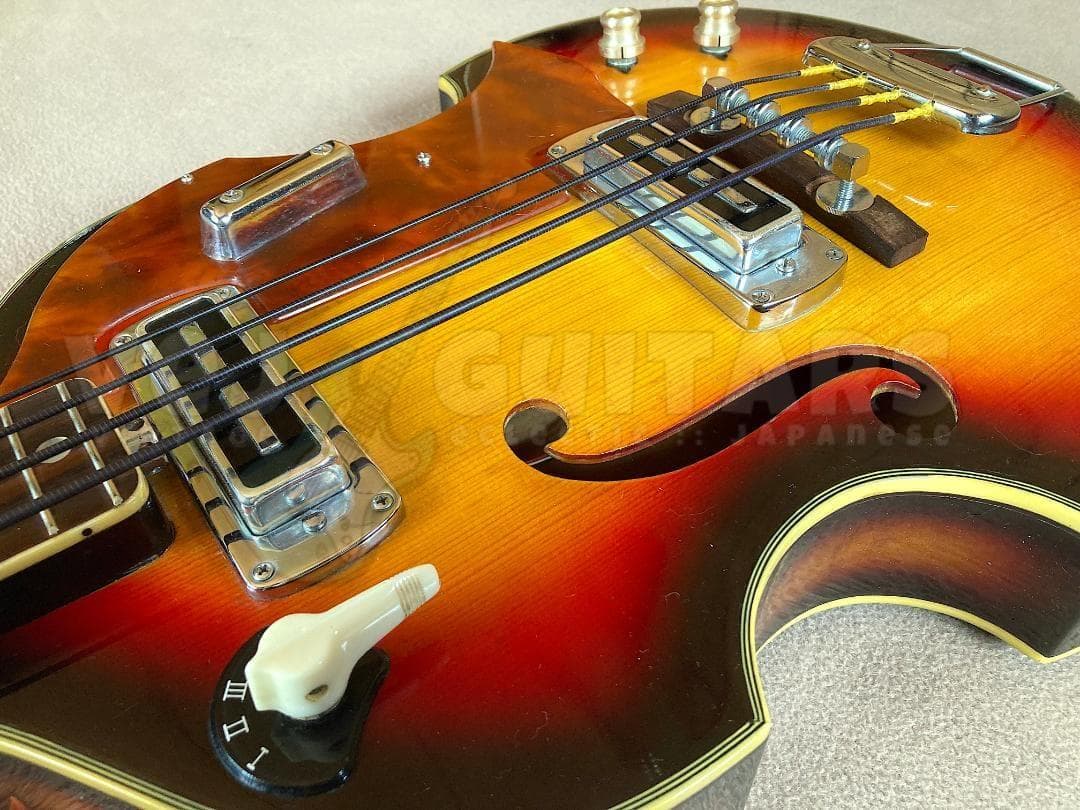 ベース TEISCO FB-2 MIJ Scroll Head Violin Bass