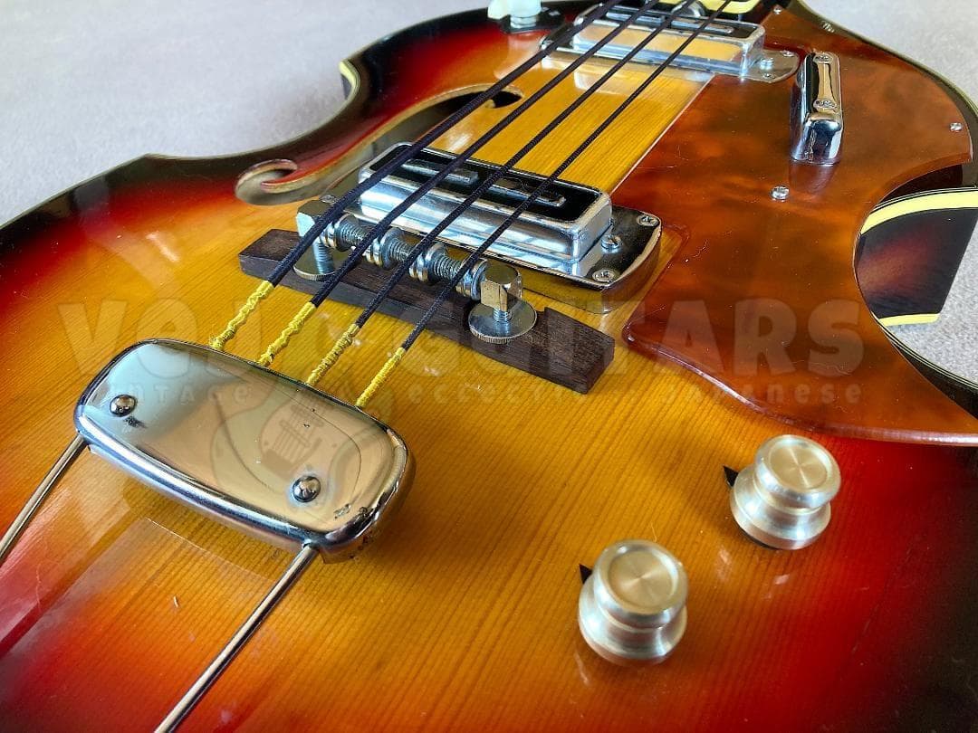 ベース TEISCO FB-2 MIJ Scroll Head Violin Bass