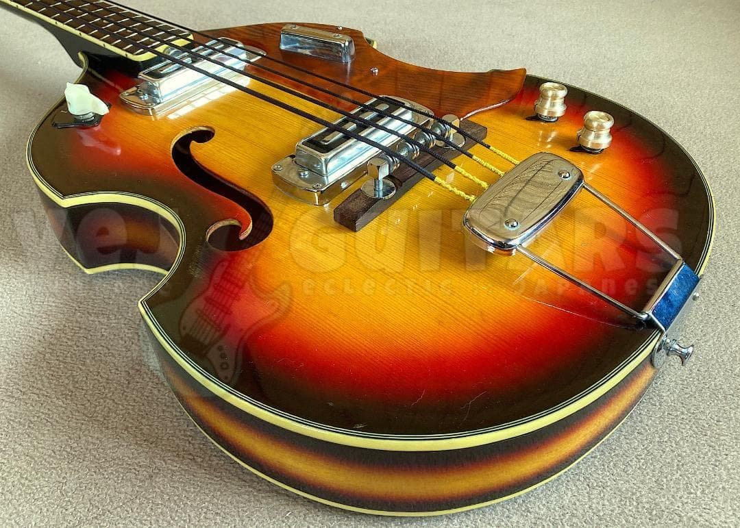ベース TEISCO FB-2 MIJ Scroll Head Violin Bass