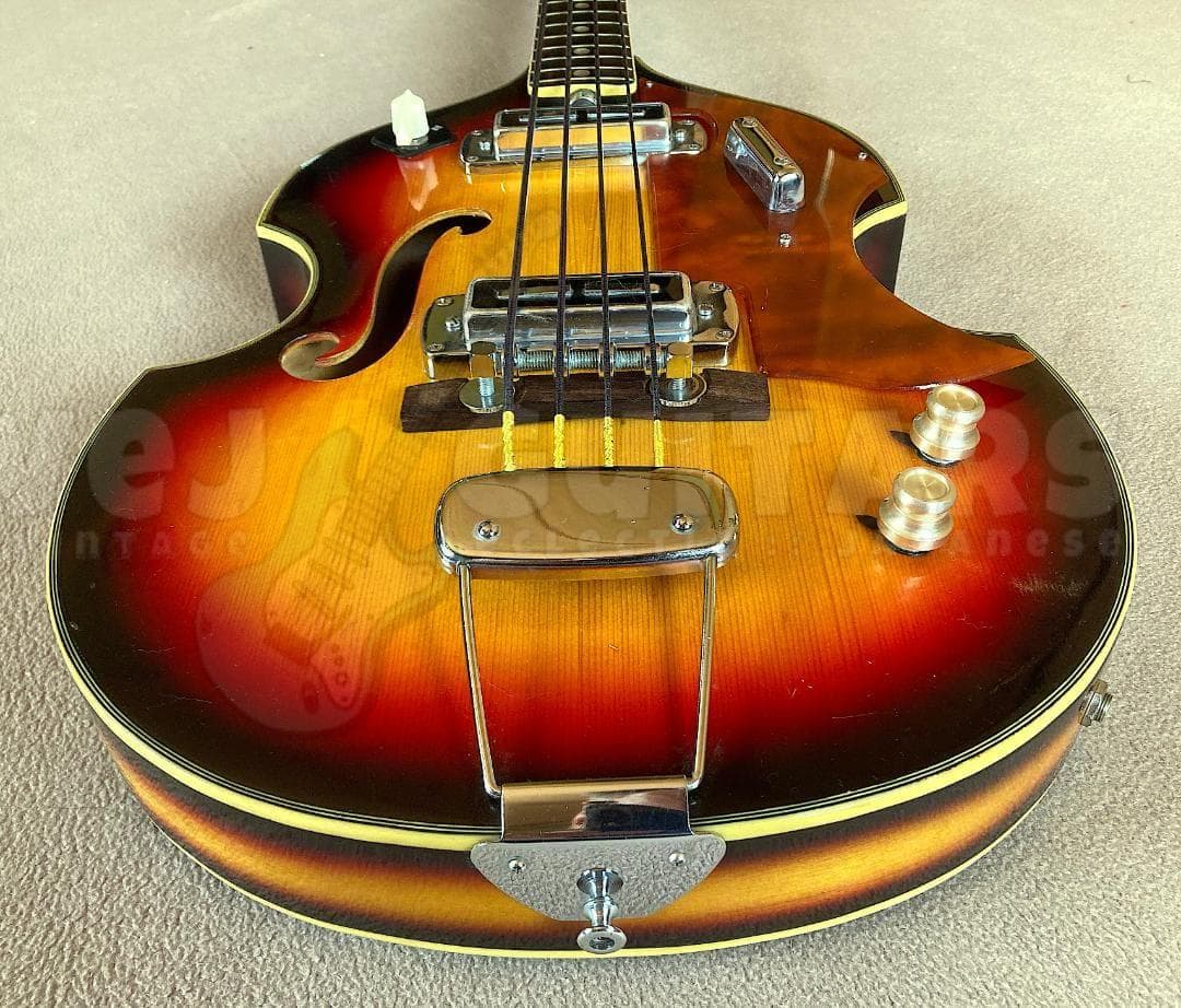 ベース TEISCO FB-2 MIJ Scroll Head Violin Bass