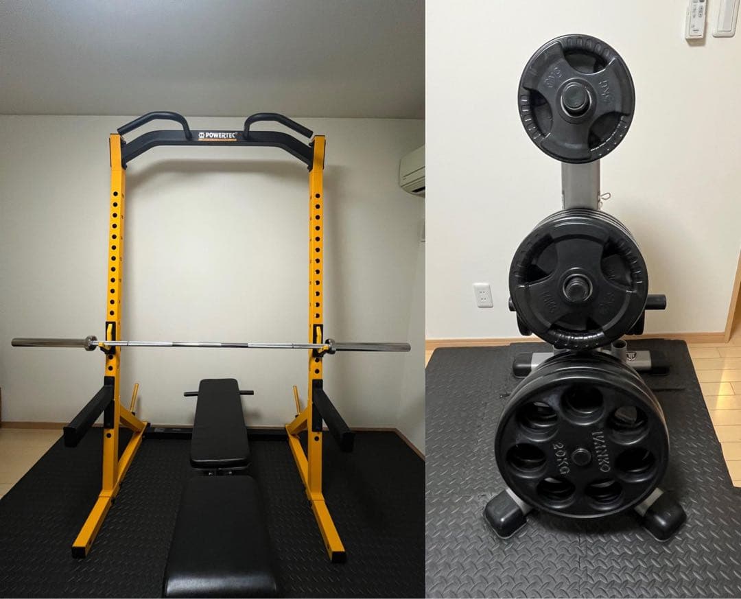 POWERTEC ハーフラック　ホームジムフルセット