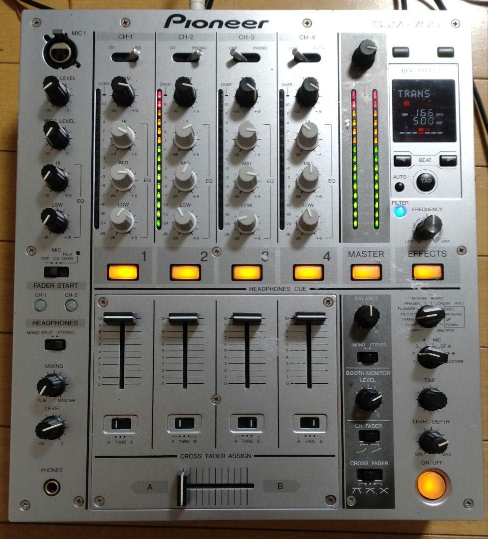 Pioneer DJM-700 動作確認済み CHクロスフェーダー交換　送料込み
