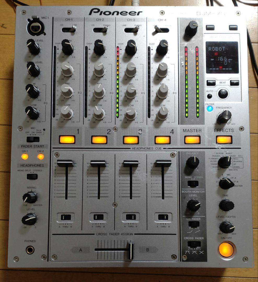 Pioneer DJM-700 動作確認済み CHクロスフェーダー交換　送料込み