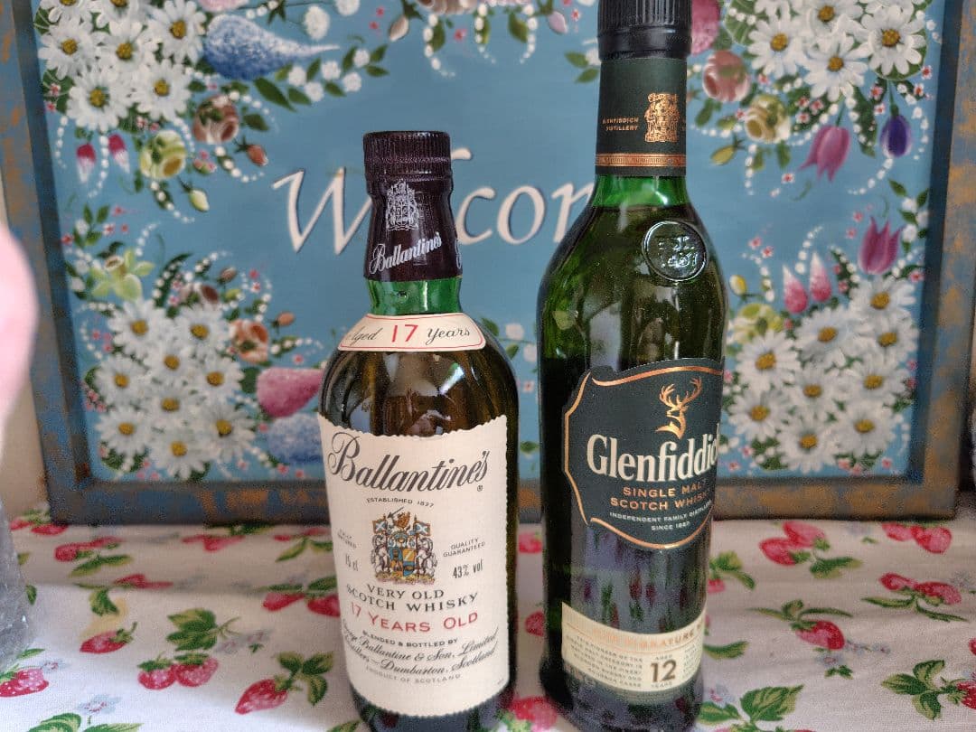 バランタイン　17年　青青紋章　グレンフィディック　12年　スコッチウイスキー