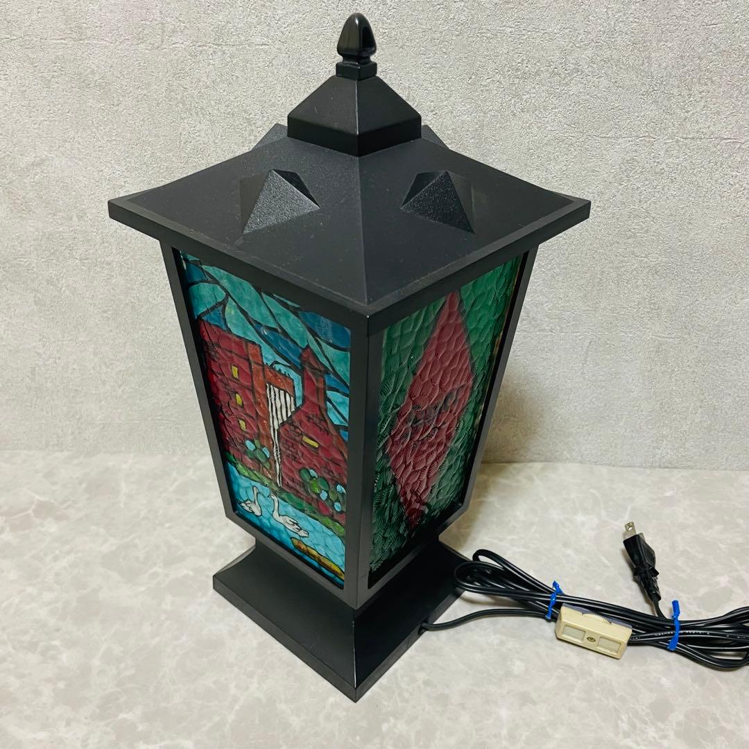 希少 NIKKA ニッカウィスキー テーブルライト ステンドグラス 非売品