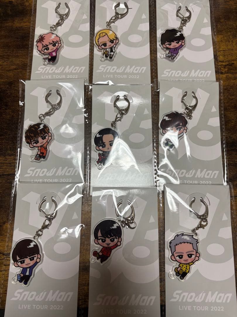 向井康二 滝沢歌舞伎ZERO FINAL＋すのチル アクリルキーホルダー 9個