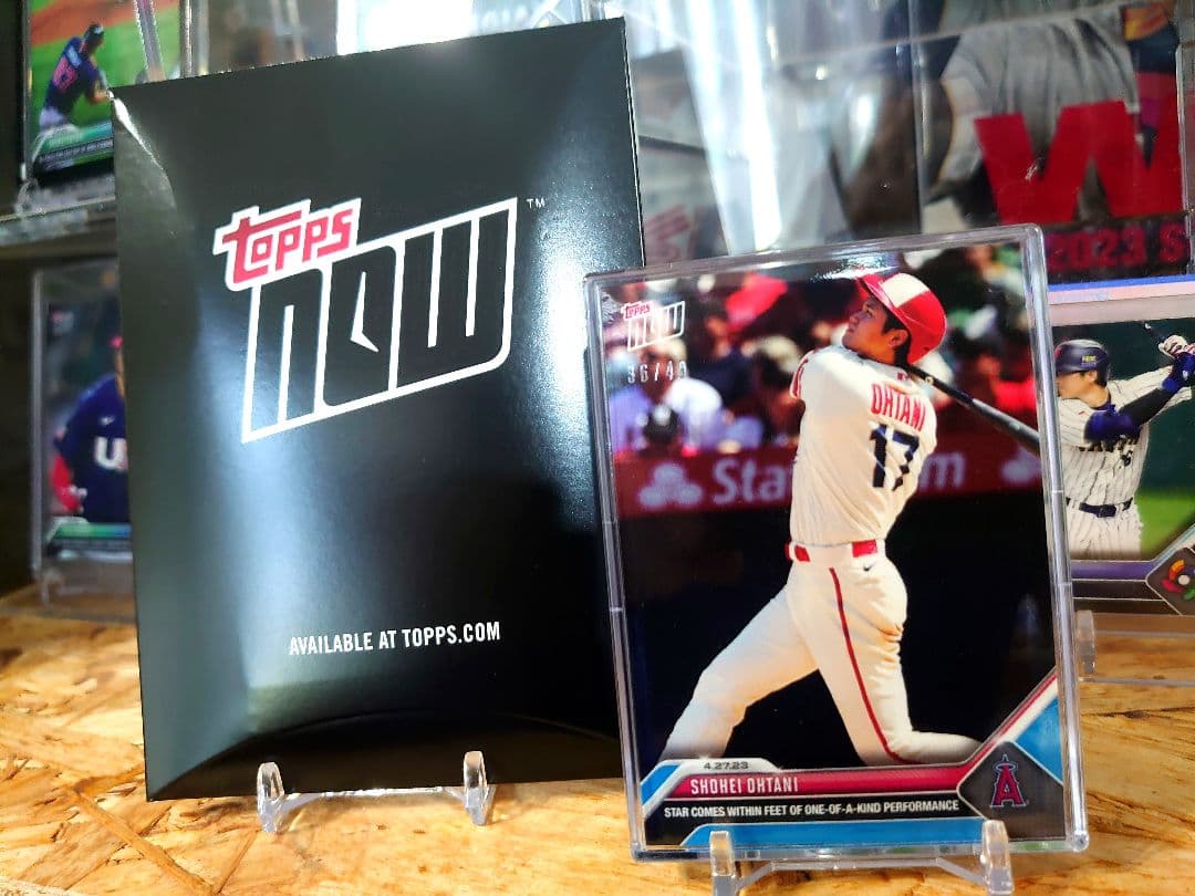 【ブルーパラレル】大谷翔平 topps now シティコネクト 二刀流 サイクル