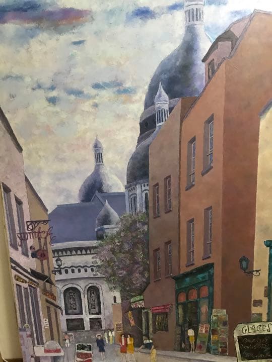 油彩　無名画家