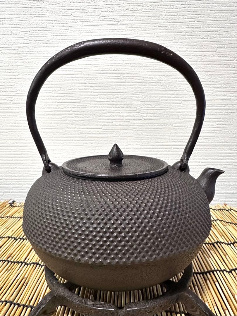 未使用品　南部釜師匠　庄司 光洞(啓吉)造　１５型アラレ　movers様　売約済