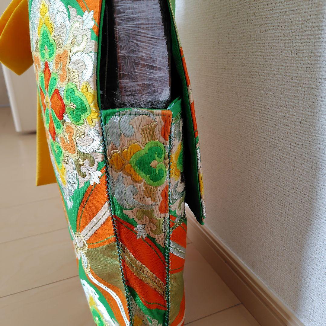 お琴カバー【華】着物帯 ゆたん油単ハンドメイド 和楽器 正絹 袋帯 山田流生田流
