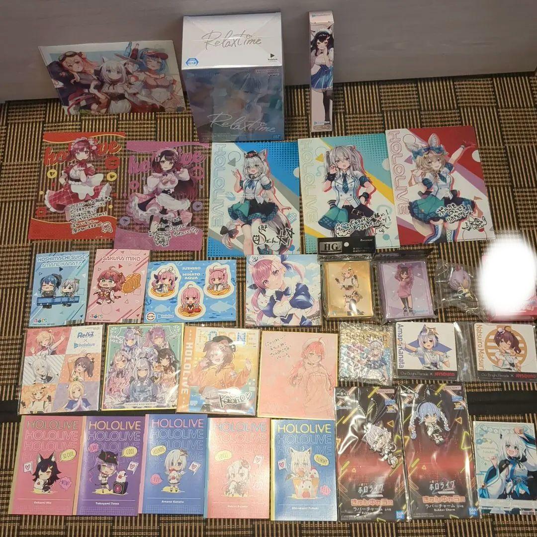 ホロライブ　推し活引退品　アクリルスタンド　クリアファイル　カード類　まとめ売り