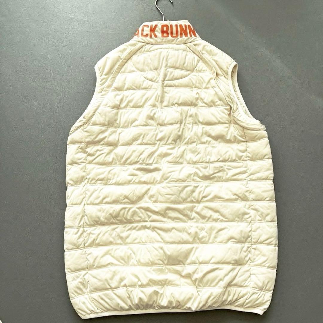 【2WAY】ジャックバニー 中綿ジャケット XL ベスト ホワイト ゴルフ 軽量