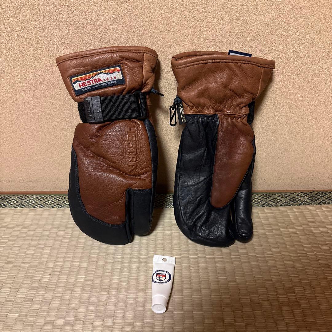 HESTRA ヘストラ 3Finger Leather GORE-TEX 未使用